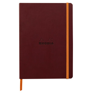 Rhodia Softcover Notebook - A5 - Burgundy - Dotted